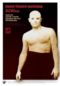 Butoh Theatre performer Mcleod to give workshop here