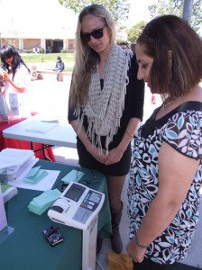 Giveaways lure students to campus health fair