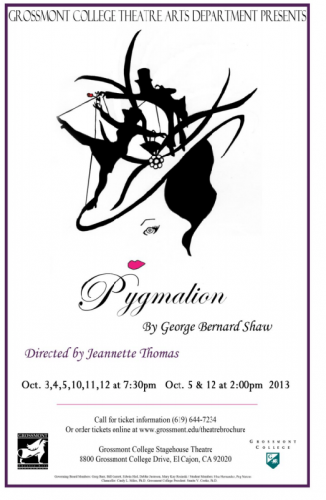 Pygmalion Poster Courtsey: Alexis Popko