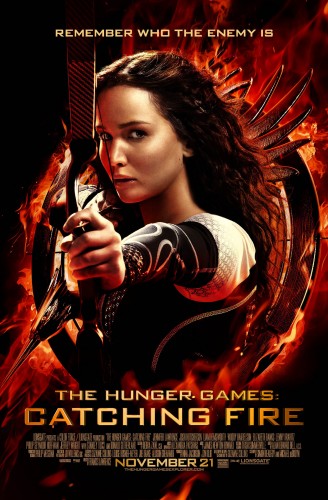 Promotion Movie Poster for Catching Fire Courtesy of; thehungergamesexplorer.com