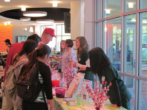 Healthy Hearts Mini Fair Located in The Griffin Center Photo by: Michael Johnston