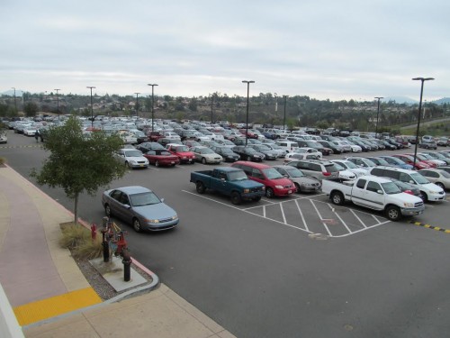 Student Parking Lot Photo by: Jenna Bouche