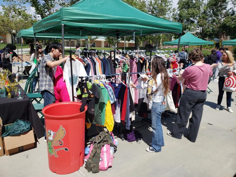 Clothing drive at Spring Festival