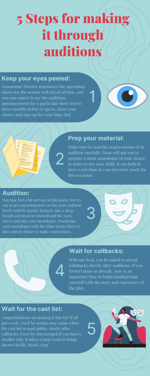Audition Steps Infographic